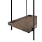 Alaterre Furniture Kyra 3-Piece Oak and Metal Living Room Set with Two 27" Side Tables and 42"L Coffee Table ANKY01111RBG - alternate 6